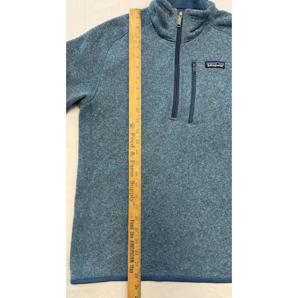 Patagonia Better Sweater 1/4 Zip Fleece Jacket Blue Men’s Size SMALL Gorpcore